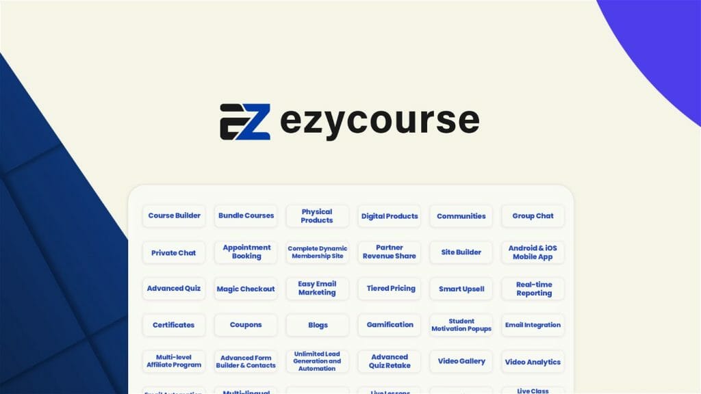 EzyCourse lifetime deal