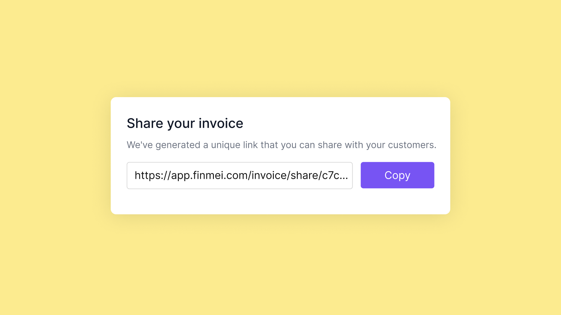 Invoice Sharing